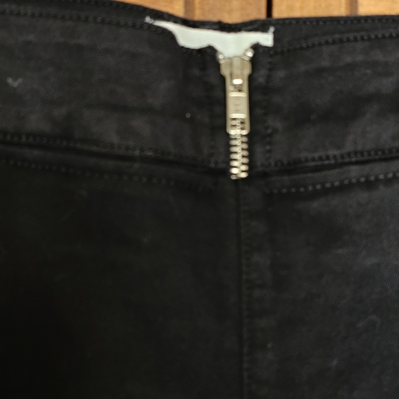 McGuire Black High Rise Side Zip Black Flare Sailor Pants Size 30 - Picture 4 of 15